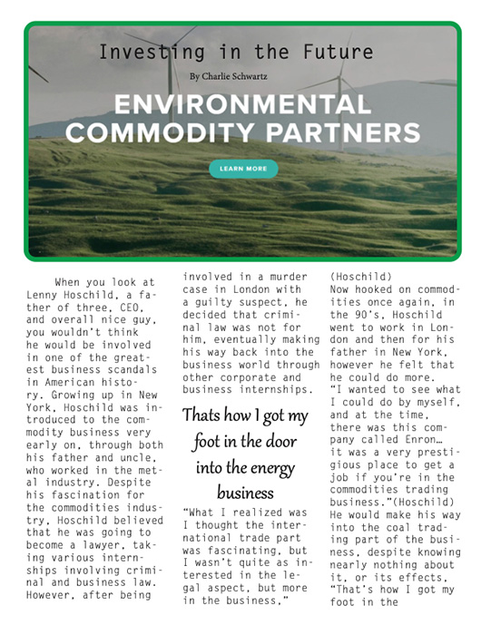 Article by Charles Schwartz